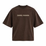 Boxy Heavyweight Brown Tee