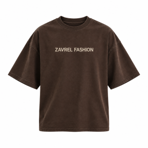 Boxy Heavyweight Brown Tee