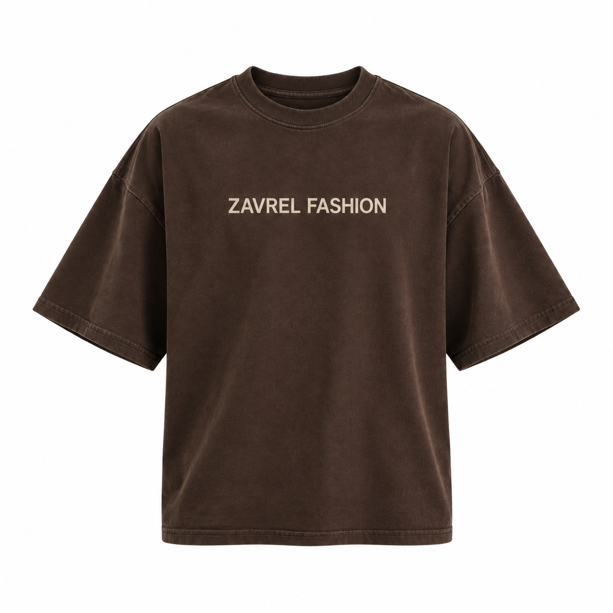 Boxy Heavyweight Brown Tee Boxy Heavyweight Brown Tee