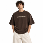 Boxy Heavyweight Brown Tee