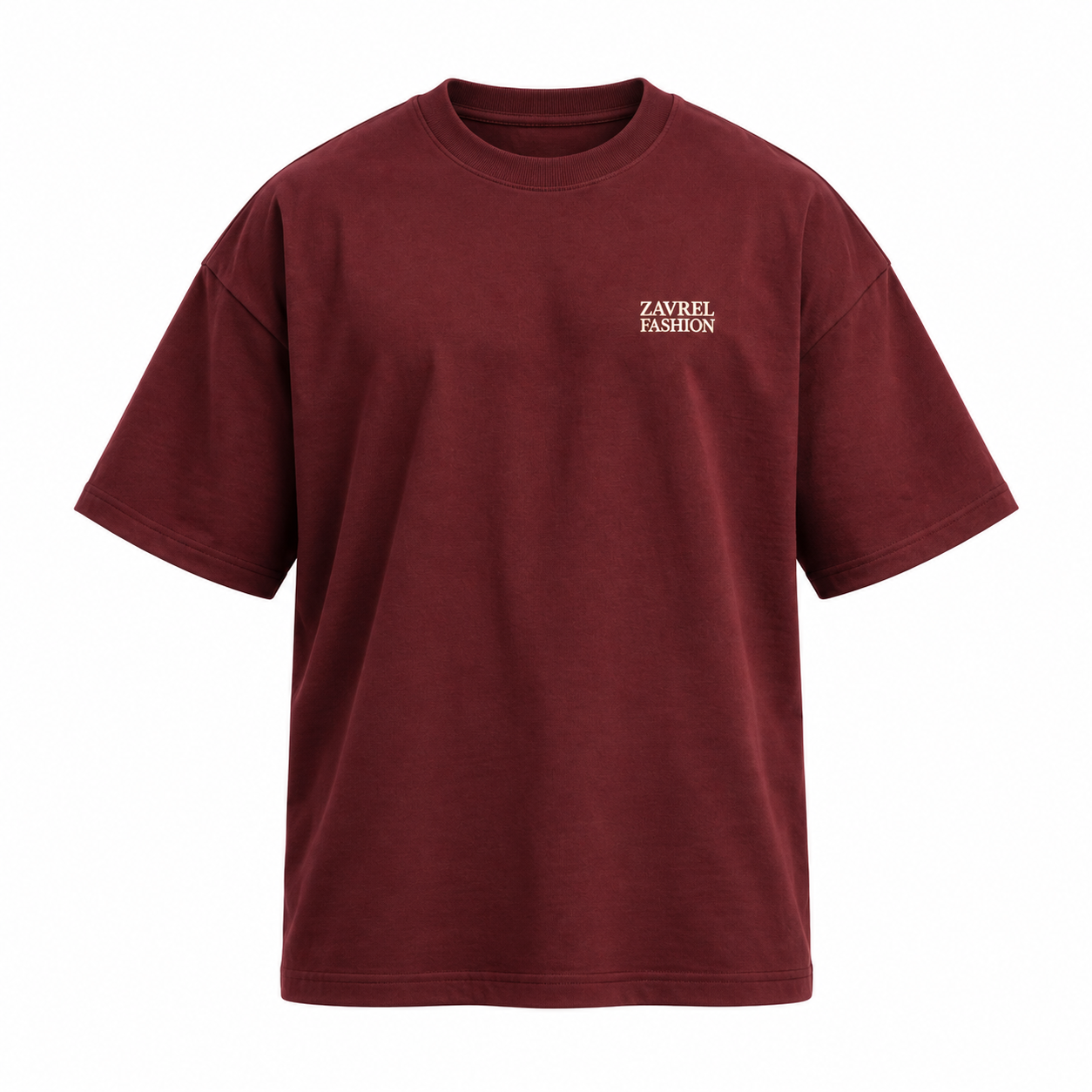 Boxy Heavyweight Burgundy Tee Boxy Heavyweight Burgundy Tee