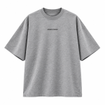 Boxy Heavyweight Grey Tee