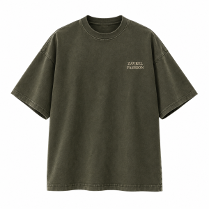 Boxy Heavyweight Olive Tee