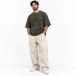 Boxy Heavyweight Olive Tee