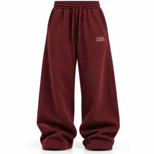 Burgundy Relaxed Sweatpants